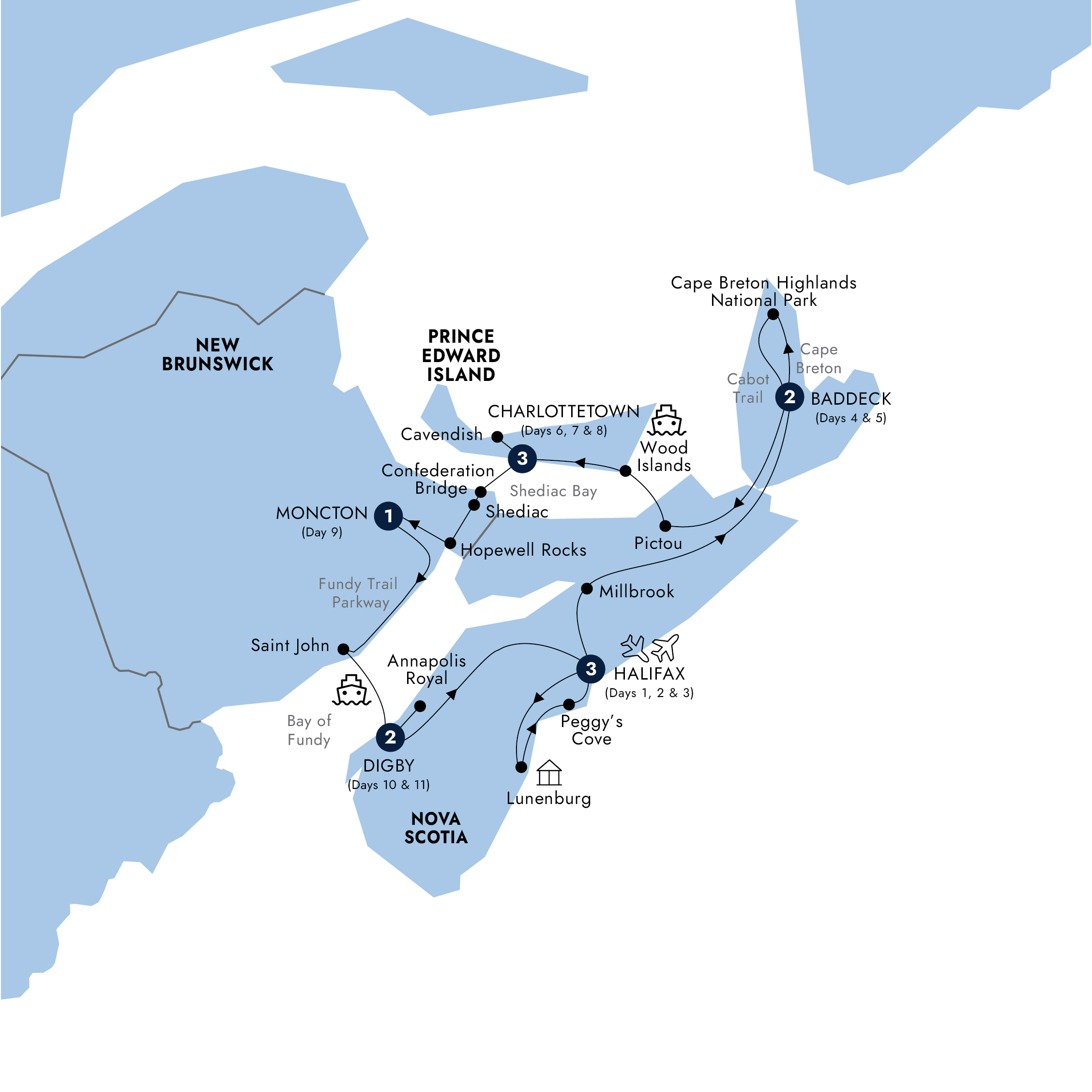 maritimes guided tours