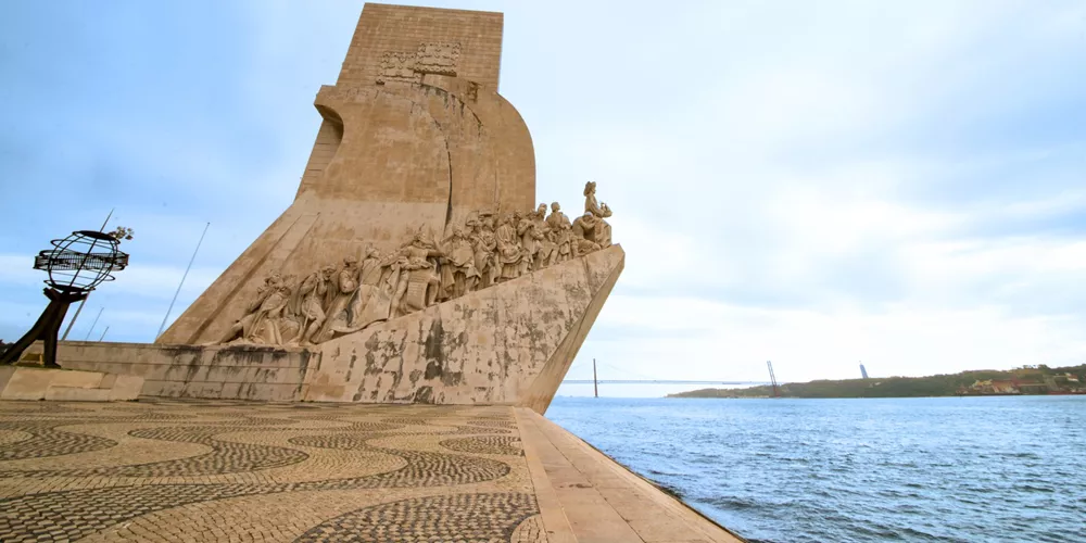 Monument to the Discoveries on the Tagus River in Lisbon, Portugal