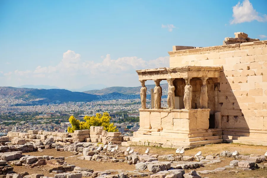 The Erechtheion Of Athenian Acropolis