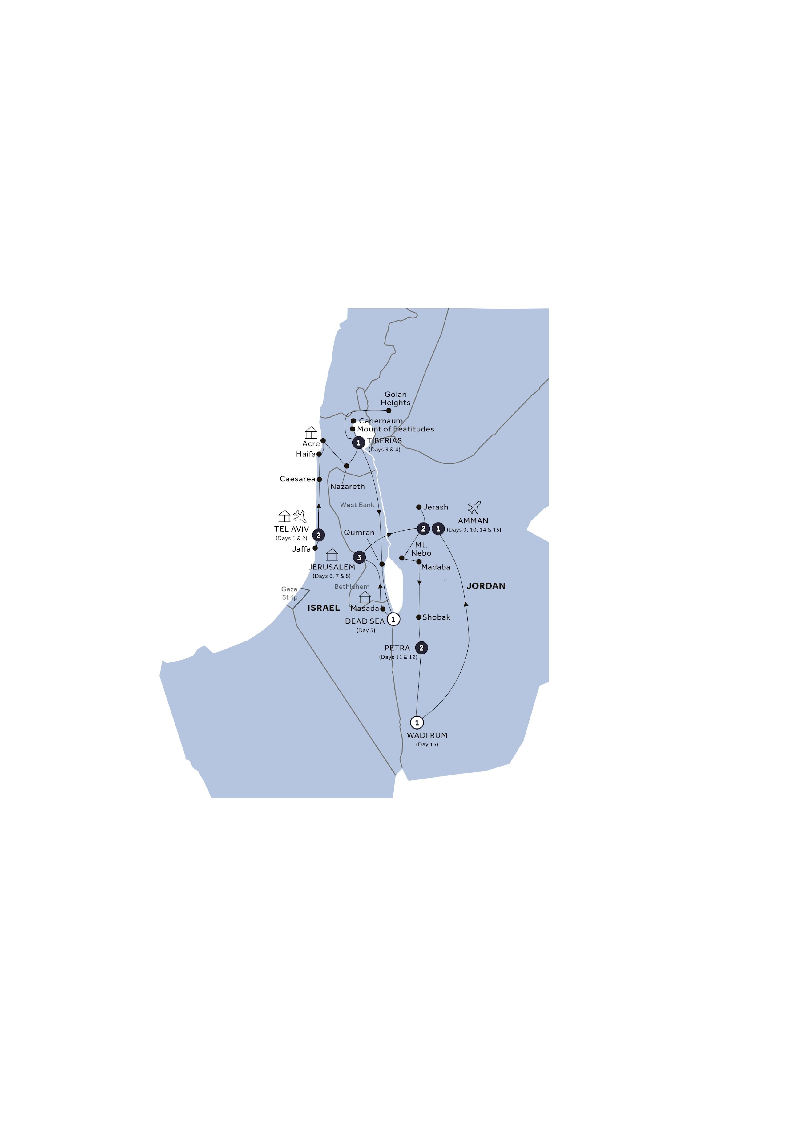 Jordan Valley Israel Map