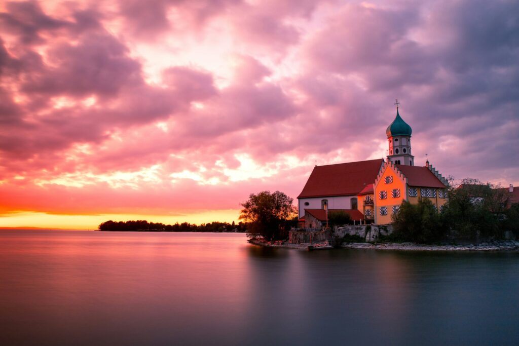 Lake Constance at sunset