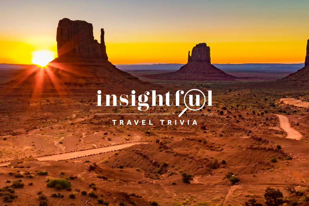 Insightful quiz logo over image of Monument Valley