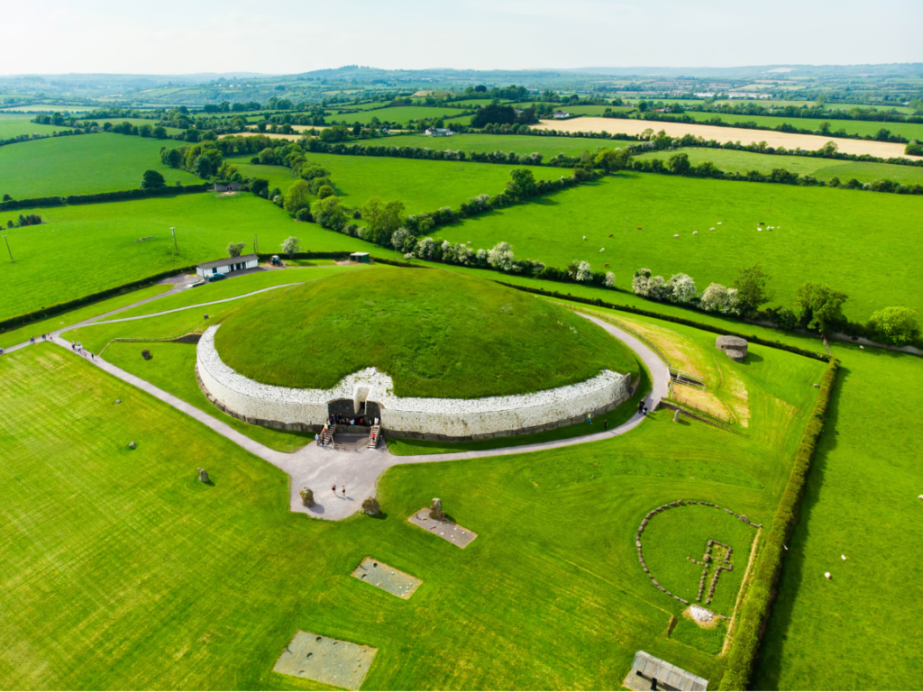 Newgrange in the Bend of the Boyne, Ireland