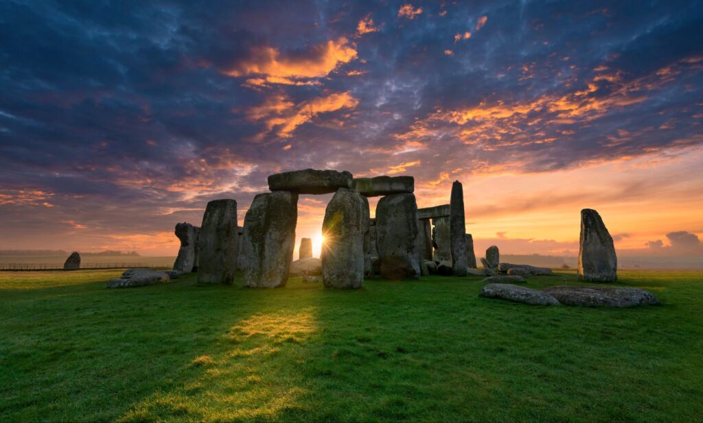 Stonehenge at sunset