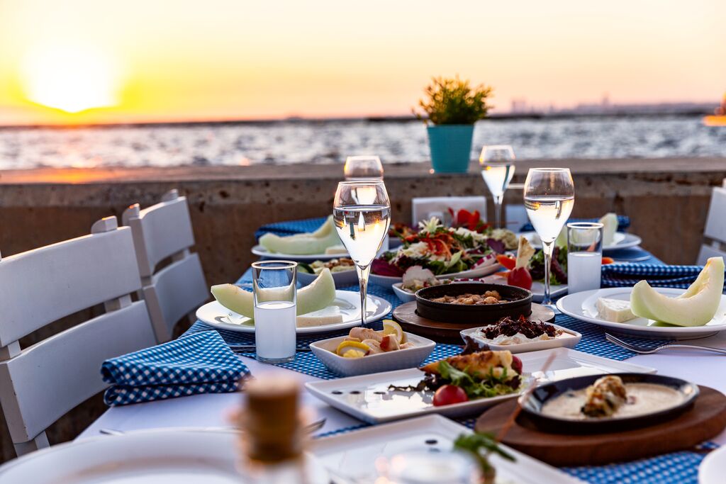 Dinner in Turkey with Turkish food