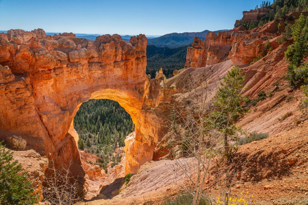 Photo of the Natural Bridge in Bryce Canyon National Park 