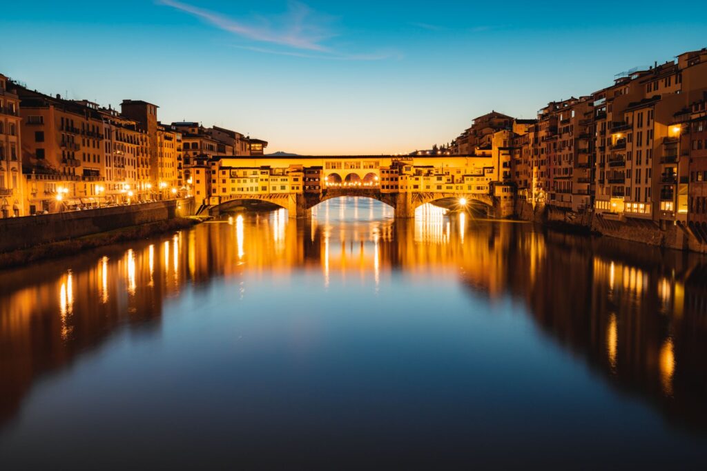 Arno River with the Ponte Vecchio