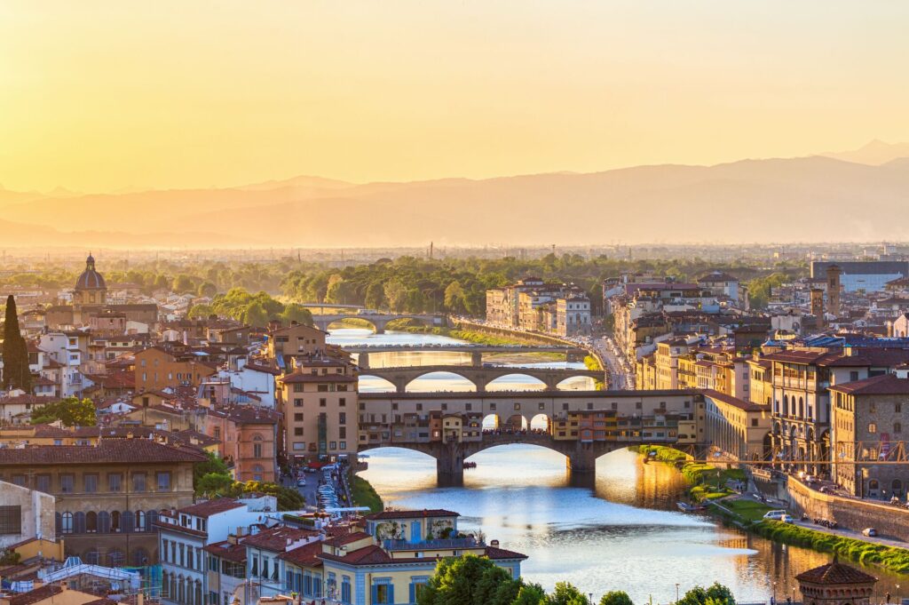 The view of Florence from Piazzale Michelangelo