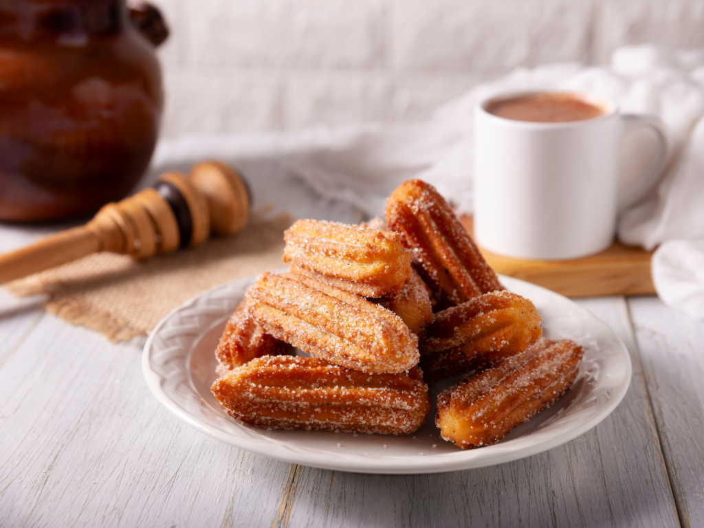 plate of churros 