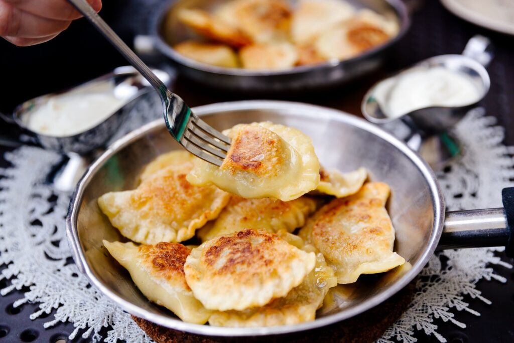 pierogi dumplings from poland