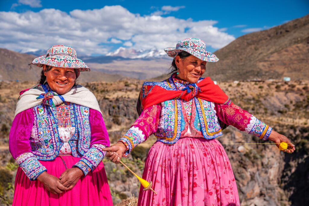 Peruvian quechua women