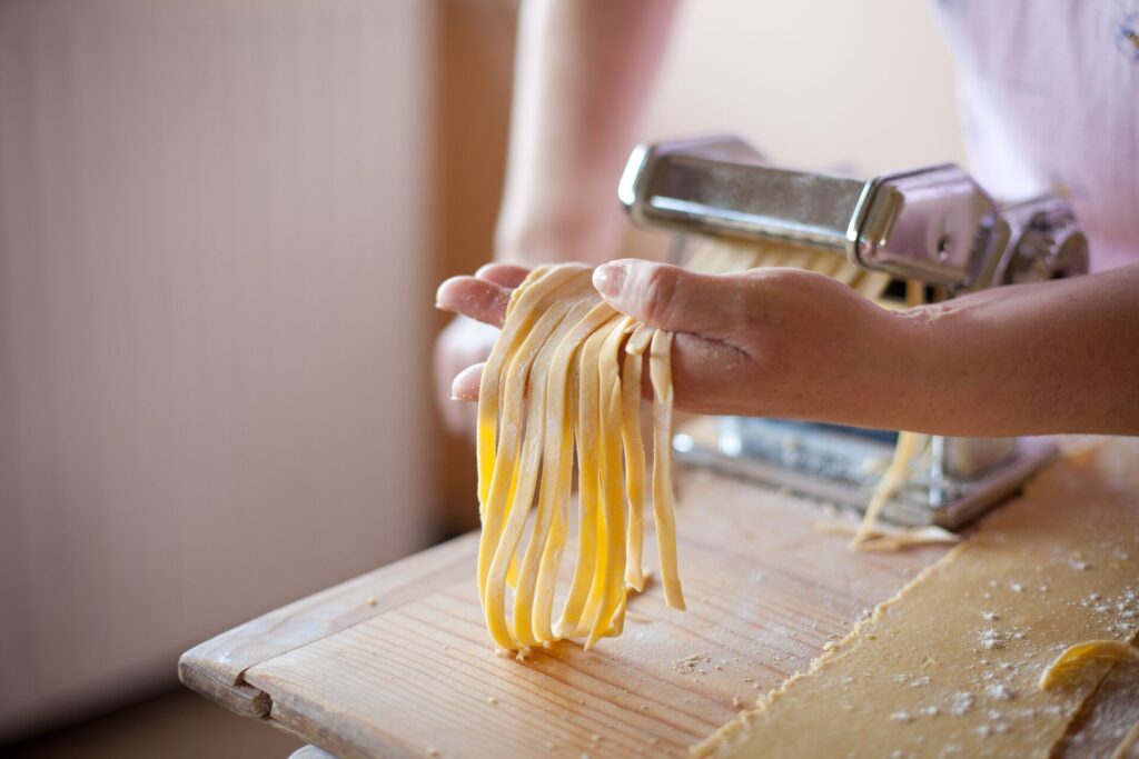 pasta making in Italy