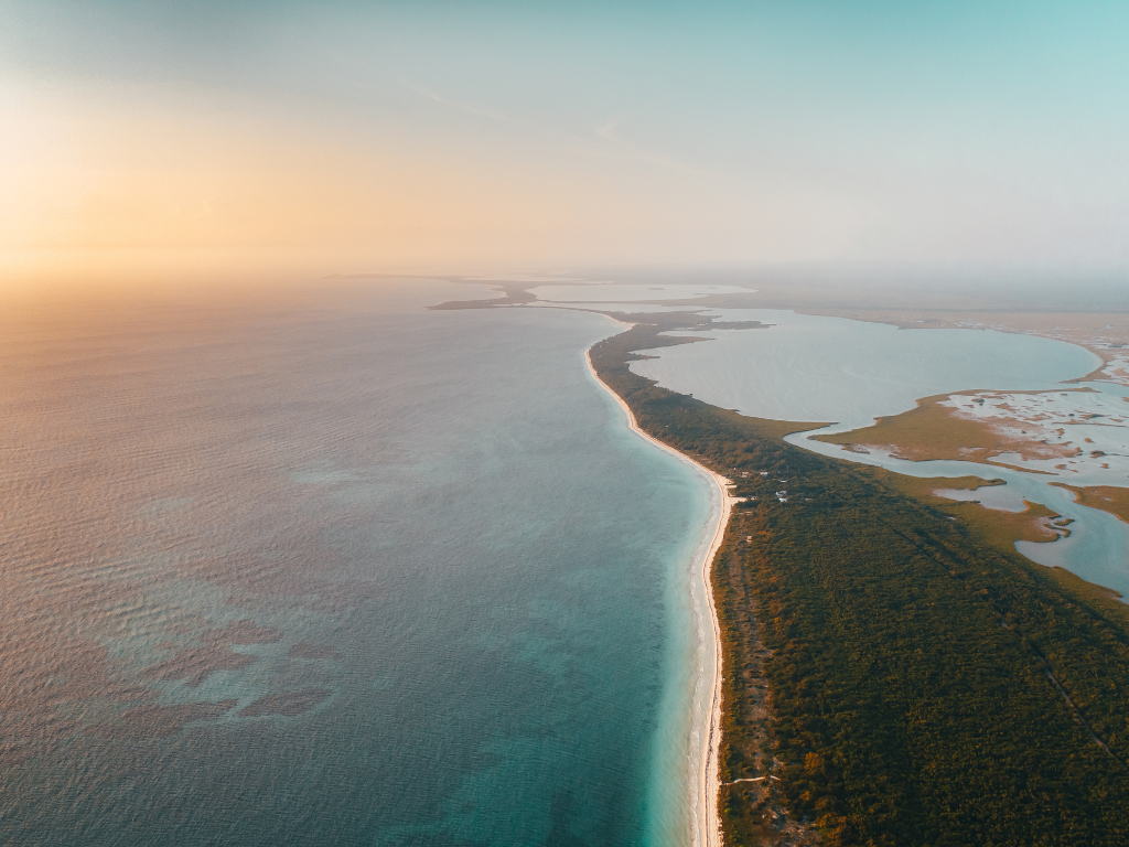 Gulf of Mexico Aerial view