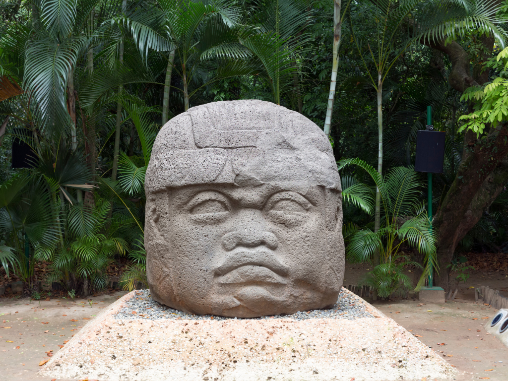 Colossal Olmec head