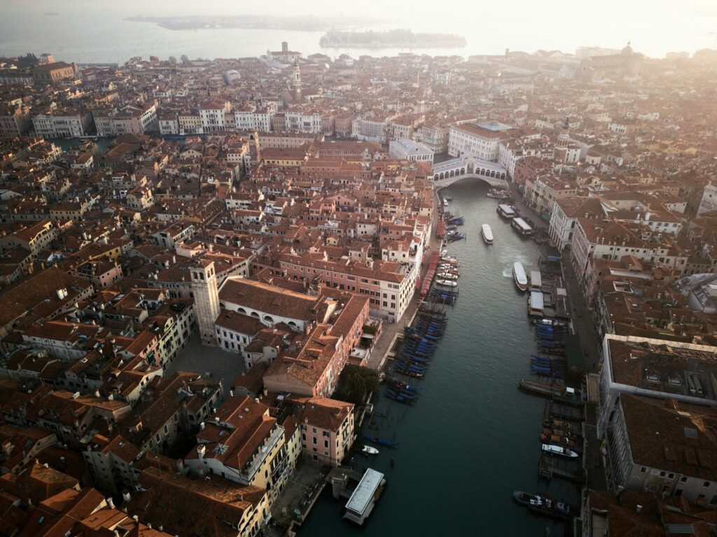 Aerial view of Venice 